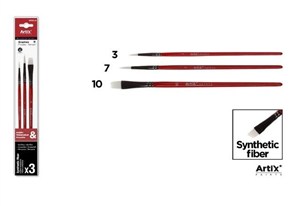 Picture of Pędzle syntetyczne miękkie 3szt