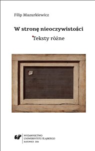 Picture of W stronę nieoczywistości. Teksty różne