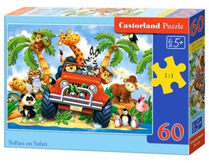 Obrazek Puzzle Softies on Safari 60