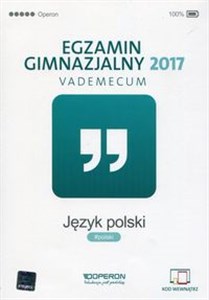 Obrazek Egzamin gimnazjalny 2017 Język polski Vademecum