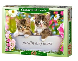 Picture of 60x PUZZLE KARTONOWE DWA KOTY WIEK 4+