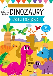 Picture of Rysuj i ozdabiaj Szablony Dinozaury