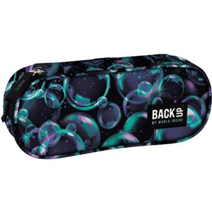 Obrazek Piórnik owalny Backup Bąbelki PB6A04