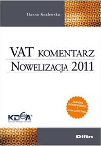 Picture of VAT komentarz Nowelizacja 2011
