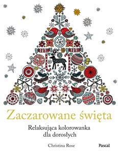 Obrazek Zaczarowane Święta Relaksująca kolorowanka dla dorosłych