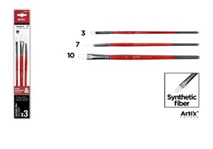 Picture of Pędzle syntetyczne miękkie 3szt