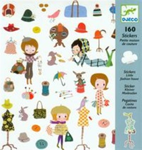 Obrazek Zestaw naklejek Mały dom mody