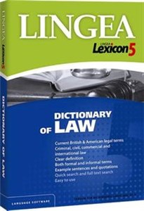 Obrazek Lingea Dictionary of Law Lexicon 5