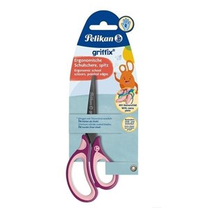 Obrazek Nożyczki Pelikan Griffix ergonomiczne szpiczaste Sweet Berry