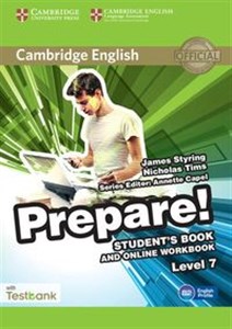 Picture of Cambridge English Prepare! 7 Student's Book online Workbook
