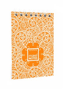Picture of Paisley one Kołonotes gładki A7 pomarańczowy