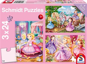 Picture of Puzzle 3x24 Księżniczki G3