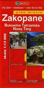 Picture of Zakopane Bukowina Tatrzańska Nowy Targ plan miasta