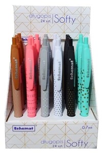 Picture of Długopis 0,7mm Softy (24szt)