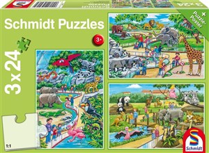 Picture of Puzzle 3x24 Dzień w zoo G3