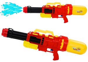 Obrazek Pistolet na wodę z pompką czerwony 1580ml