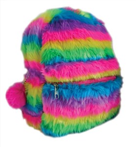 Picture of Plecak tęczowe futro stn 5263