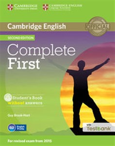 Obrazek Complete First Student's Book without Answers + Testbank + CD
