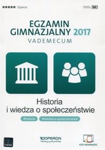 Obrazek Egzamin gimnazjalny 2017 Historia i wiedza o społeczeństwie Vademecum