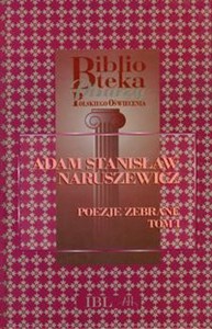 Obrazek Adam Stanisław Naruszewicz Poezje zebrane t.1