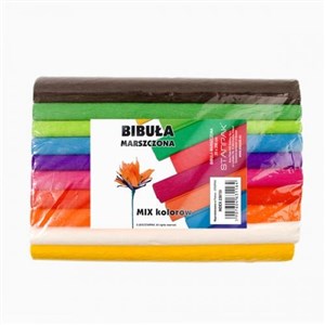 Picture of Bibuła marszczona 25x200cm 10 sztuk mix kolorów