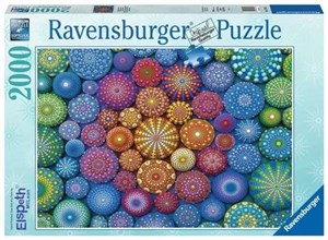 Picture of Puzzle 2000 Tęczowe mandale