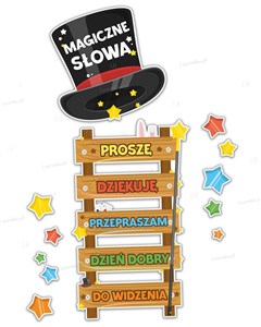 Picture of Dekoracje szkolne - Magiczne słowa 12el