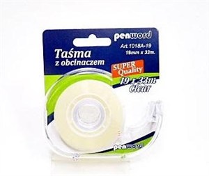 Picture of Taśma biurowa z obcinaczem 19mmx33m