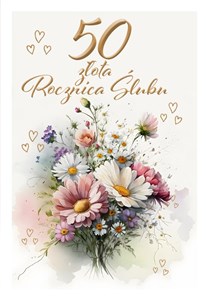Picture of Kartka okolicznościowa Rocznica ślubu 50