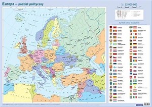 Picture of Mapa polityczna Europy plansza edukacyjna