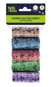 Obrazek Worki na odchody 75szt