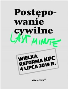 Picture of Postępowanie cywilne Last minute 2019