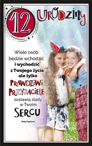 Obrazek Kartka okolicznościowa Urodziny 12 U98