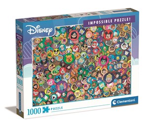 Obrazek Puzzle 1000 Impossible puzzle! Disney Classic 39830