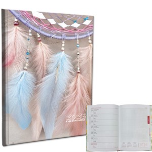 Picture of Kalendarz 2026 A5 tygodniowy notatka Łapacz pastel