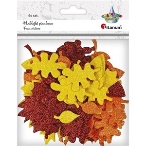 Picture of Naklejki piankowe liście mix 60szt.