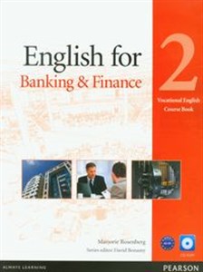 Obrazek English for banking and finance 2 vocational english course book with CD-ROM