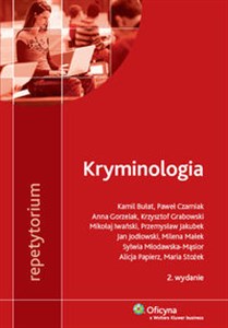 Obrazek Kryminologia Repetytorium