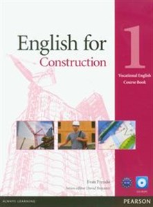 Obrazek English for construction 1 vocational english course book with CD-ROM A1-A2