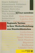 Regionale ... - Witold Sadziński -  Książka z wysyłką do UK