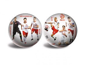 Obrazek Piłka PZPN szara 23 cm TREFL