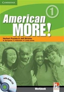 Obrazek American More! Level 1 Workbook with Audio CD