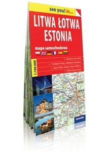 Obrazek See you! in.. Litwa, Łotwa, Estonia 1:700 000 mapa