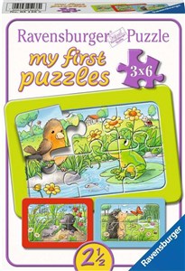 Picture of Puzzle 2D 3x6 Małe zwierzęta domowe 5138