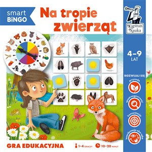 Picture of Na tropie zwierząt. Smart bingo. Gra edukacyjna
