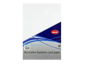 Picture of Papier wizytówkowy A4/20K biały Płótno