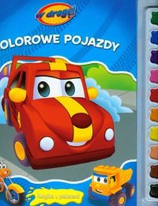 Picture of Kolorowe pojazdy W drogę /z farbkami/