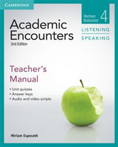 Picture of Academic Encounters 4 Teacher's Manual
