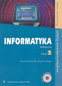 Obrazek Informatyka Tom 2 Podręcznik z płytą CD Szkoły ponadgimnazjalne Zakres rozszerzony