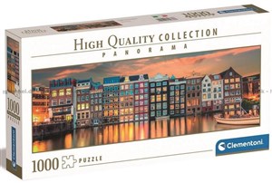 Obrazek Puzzle 1000 Panorama HQ Bright Amsterdam